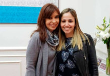 Nadie entiende el juego de la “gran hermana”: la mejor campaña del kirchnerismo la hace Romina Uhrig por televisión Romina Uhrig junto a Cristina Kirchner -