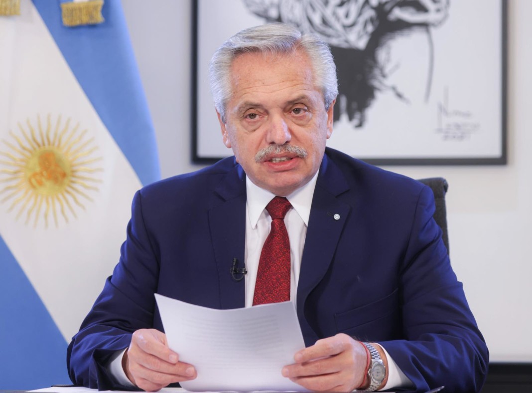 El presidente de la nación Alberto Fernández - Foto: NA