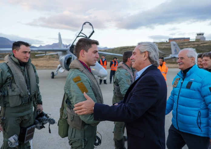 El presidente Alberto Fernández arribó a Ushuaia - Foto: NA
