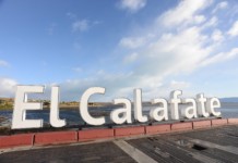 Por problemas en la captación, piden ser cautos con uso del agua en El Calafate La costanera de El Calafate - Foto: OPI Santa Cruz/Francisco Muñoz