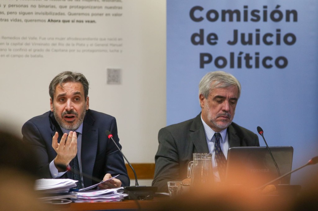 La comisión de juicio político de la Cámara de Diputados de la Nación - Foto: NA