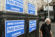 Paro bancario: qué servicios quedan afectados y qué pasa con el cronograma de pagos de ANSeS El paro nacional de la Bancaria este 23 de febrero de 2023 - Foto: NA