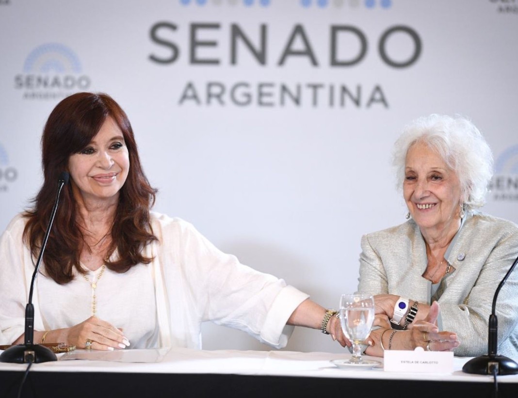 La vicepresidenta de la Nación Cristina Kirchner en el Senado - Foto: NA