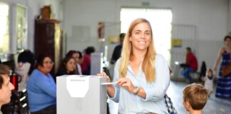 La intendenta de General Roca, María Emilia Soria