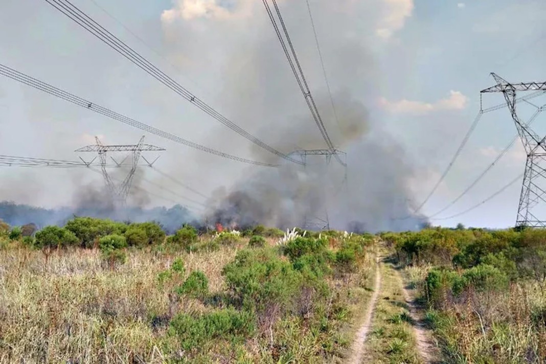 El incendio que dejo fuera de servicio Atucha - Foto: Secretaria de Energía de la Nación