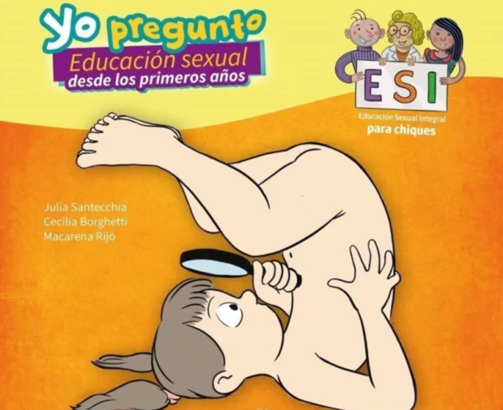 El Consejo Provincial de Educación incluye un material obsceno, absurdo para un niño de 5 años y cuasi pornográfico, en escuelas de zona norte