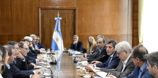 Sergio Massa se reúne con representantes de bancos - Foto: Ministerio de Economía