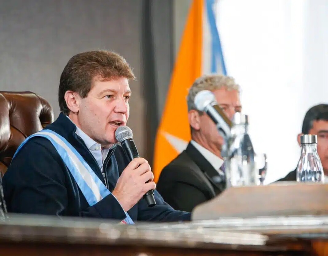 El gobernador de Tierra del Fuego Gustavo Melella