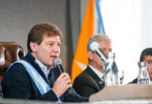 El gobernador de Tierra del Fuego Gustavo Melella