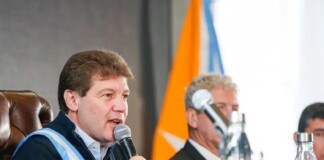 El gobernador de Tierra del Fuego Gustavo Melella