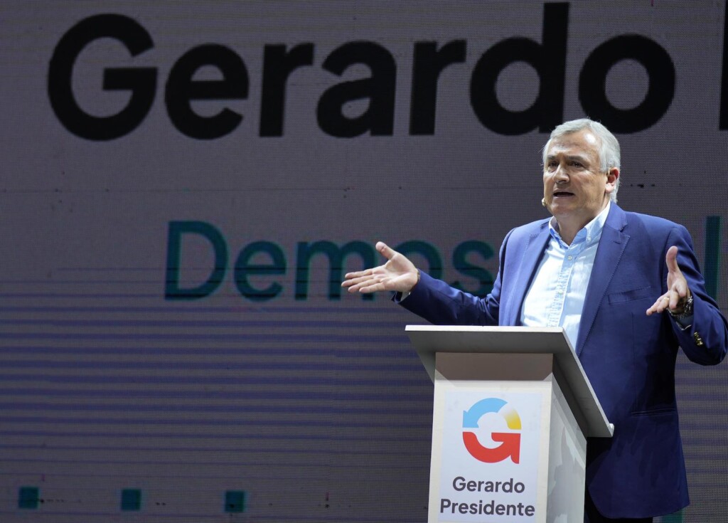 Gerardo Morales lanzó su candidatura presidencial - Foto: NA