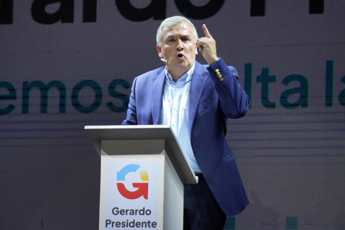 Gerardo Morales lanzó su candidatura presidencial - Foto: NA