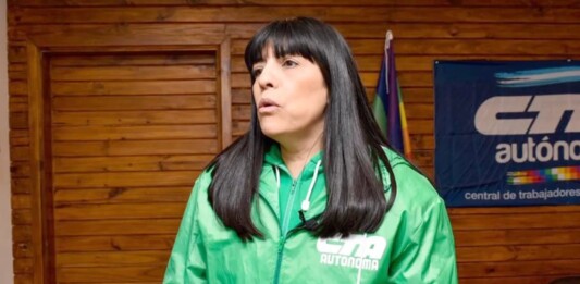 Olga Reinoso de ATE Santa Cruz -