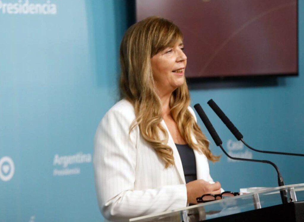 La portavoz presidencial Gabriela Cerruti - Foto: NA