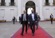 Alberto Fernández buscó “soluciones” para la inflación junto a Lula, López Obrador y otros siete presidentes El presidente Alberto Fernández en su visita a Chile junto al Presidente Gabriel Boric - Foto: NA