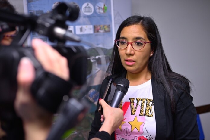Maria Grasso Presidente del IDUV en Santa Cruz - Foto: Prensa Gobierno