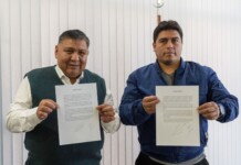 Desde que se oficializó el pase de Jorge “loma” Ávila a JxC, los votantes de la UCR y Cambiemos, decayeron entre un 7 y 9% de acuerdo a una encuesta en Chubut Jorge Ávila junto a Claudio Vidal - Foto:
