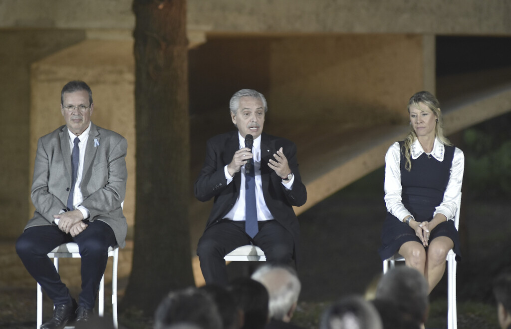 El presidente Alberto Fernández en un acto en Mar del Plata - Foto: NA