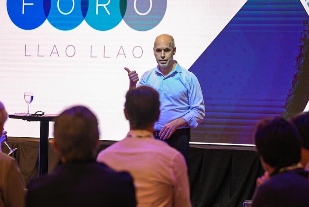 El jefe de Gobierno porteño Horacio Rodríguez Larreta expuso en el Foro Llao Llao - Foto: