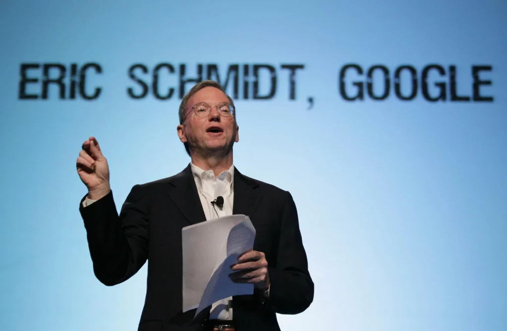 El ex CEO de Google, Eric Schmidt - Foto: NA