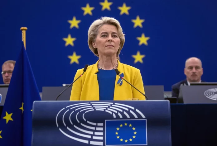 La presidenta de la Comisión Europea, Ursula Von der Leyen