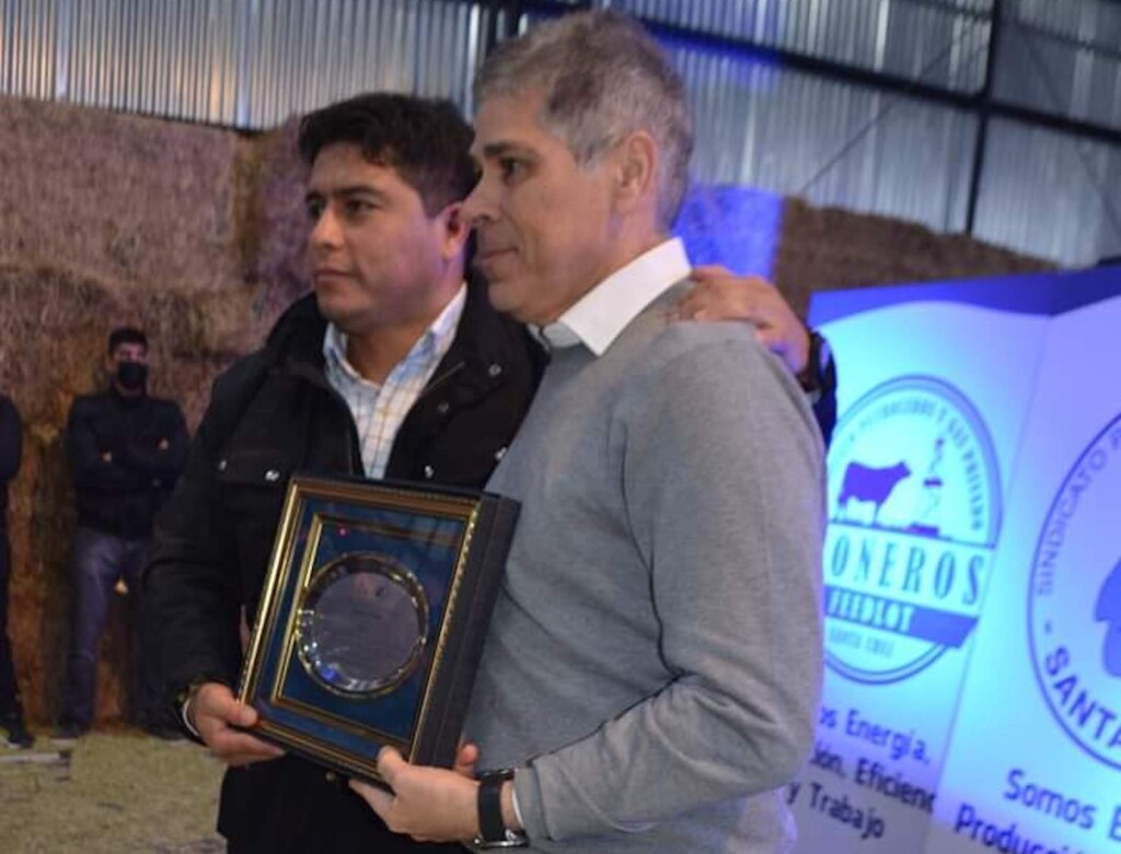 Pablo González junto a Claudio Vidal -