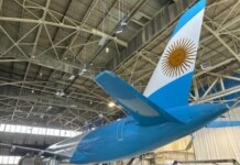 Las primeras imágenes del nuevo avión presidencial
