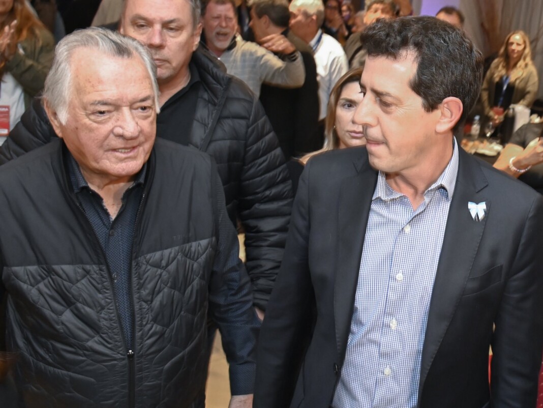 Eduardo Wado de Pedro junto a José Luis Barrionuevo - Foto: NA