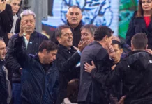 Avión presidencial: la Fuerza Aérea se desvincula de las maniobras en el aeroparque Sergio Massa en el acto del 25 de Mayo en Plaza de Mayo - Foto: NA