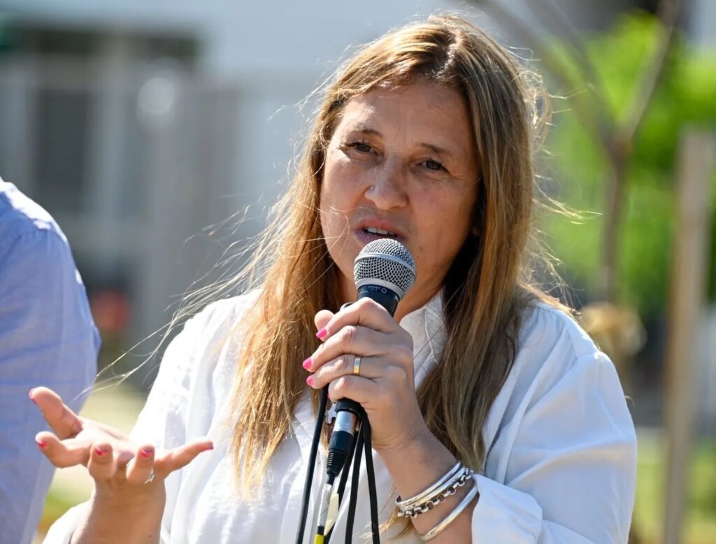 La intendenta de Merlo, Karina Menéndez - Foto: