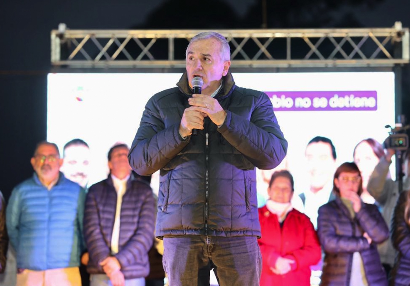 Gerardo Morales en el cierre de campaña en Jujuy - Foto: