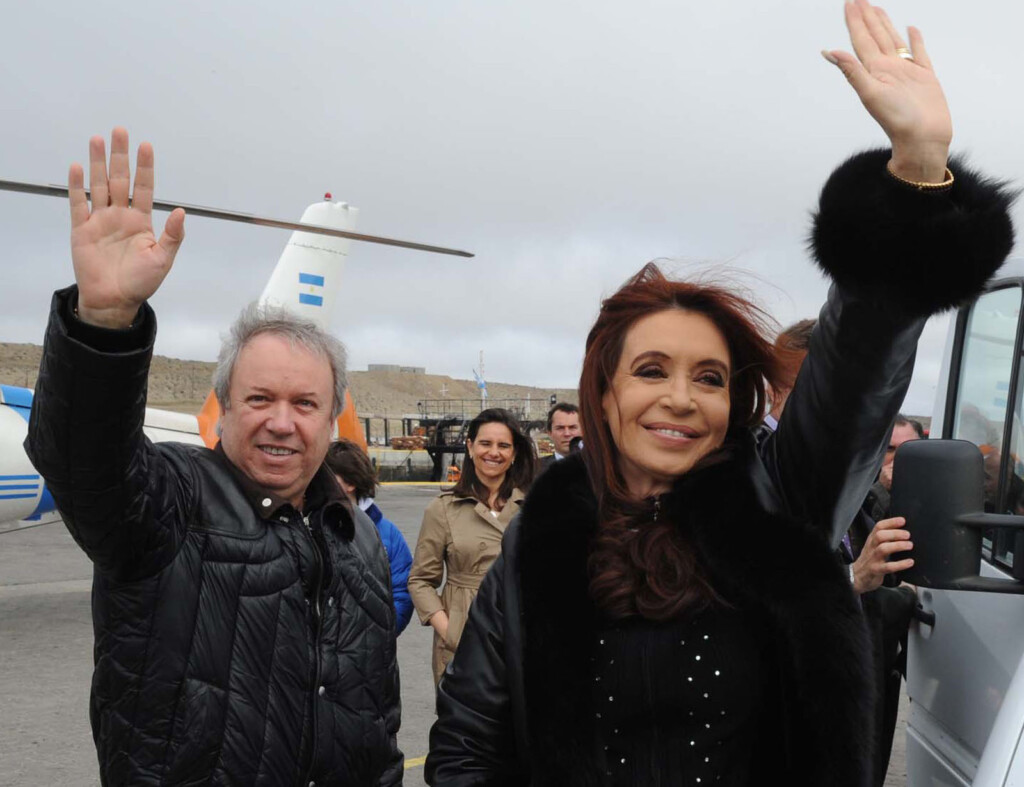 Cristina Kirchner junto a Daniel Peralta en un acto en Santa Cruz - Foto: OPI Santa Cruz/Francisco Muñoz