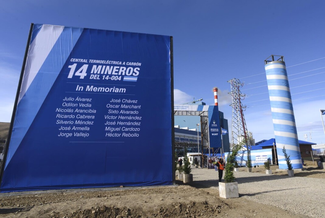La megausina 14 mineros de YCRT en Río Turbio - Foto: OPI Santa Cruz/Francisco Muñoz