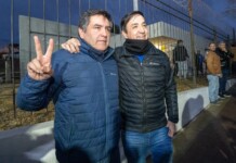 Candidato a vicegobernador de Grasso reivindicó a Carlos García, que dirigía la patota de la UOCRA hace 10 años Grasso y su fórmula: su vice en contra de los docentes y como sindicalista minero firmó un acuerdo con Minera Santa Cruz para bajarle el salario a sus afiliados