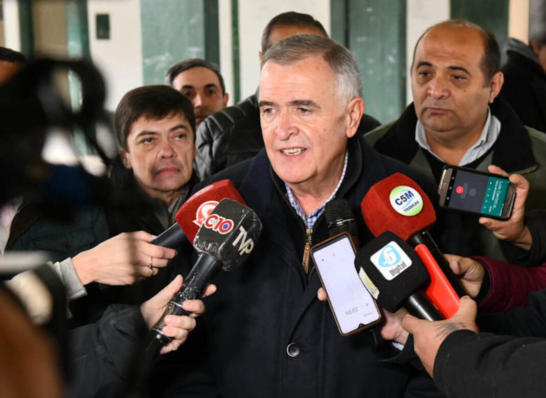 El actual vicegobernador Osvaldo Jaldo, representando al Frente de Todos elegido Gobernador - Foto: NA