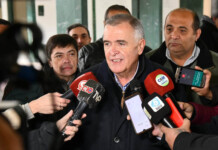 El gobernador de Tucumán abre comedores escolares para niños en situación vulnerable El actual vicegobernador Osvaldo Jaldo, representando al Frente de Todos elegido Gobernador - Foto: NA