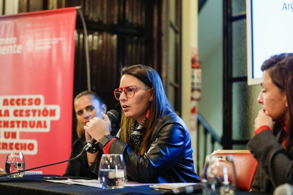La ministra de Mujeres, Géneros y Diversidad Ayelén Mazzina