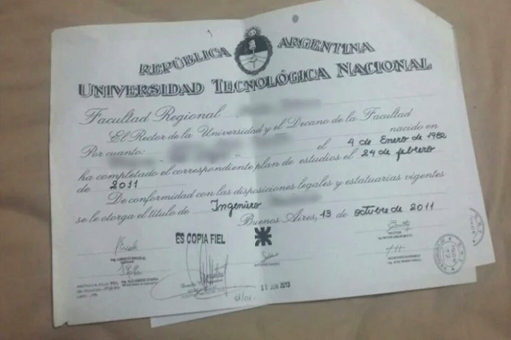 Un falso ingeniero daba clases en Río Grande con título falso