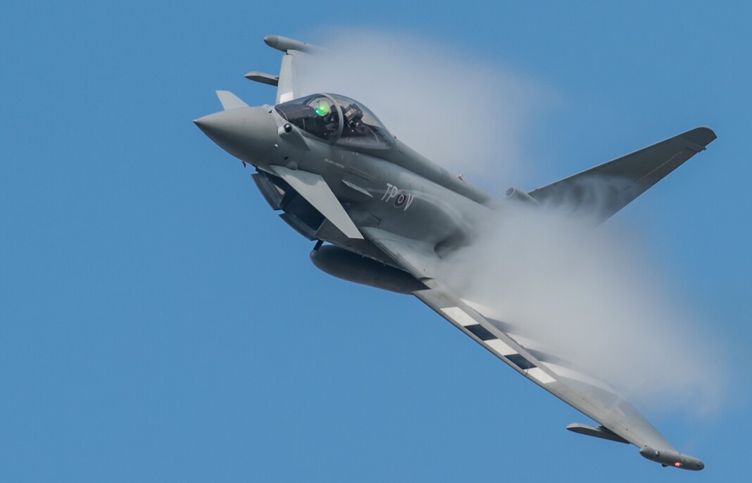 Cazas multipropósito Typhoon de la Real Fuerza Aérea del Reino Unido -
