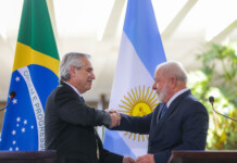 Alberto Fernández: "estoy en tierra amiga, porque Brasil y Argentina nacieron para estar unidas" - Foto: NA