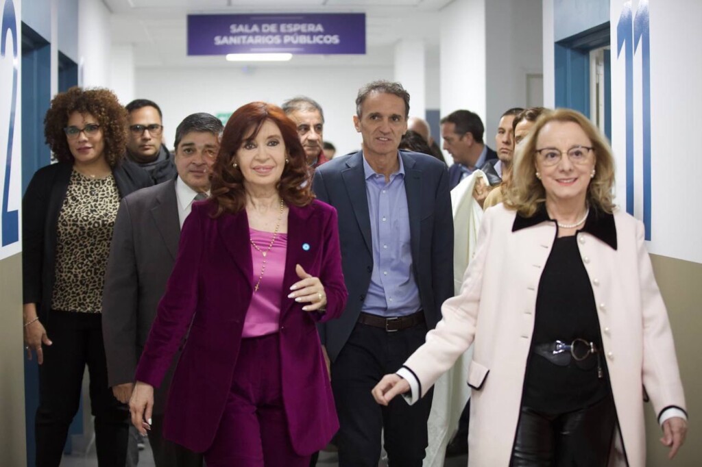 Cristina Kirchner en la casa de gobierno de Santa Cruz - Foto: NA