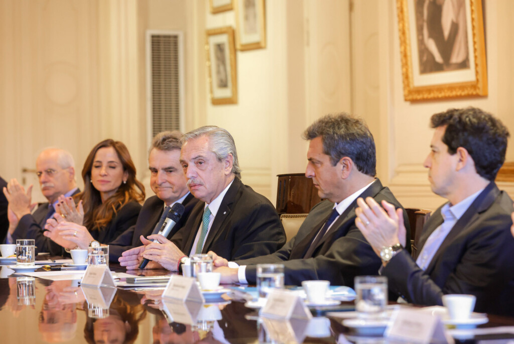 Reunión de Gabinete con la presencia de Alberto Fernández - Foto: NA