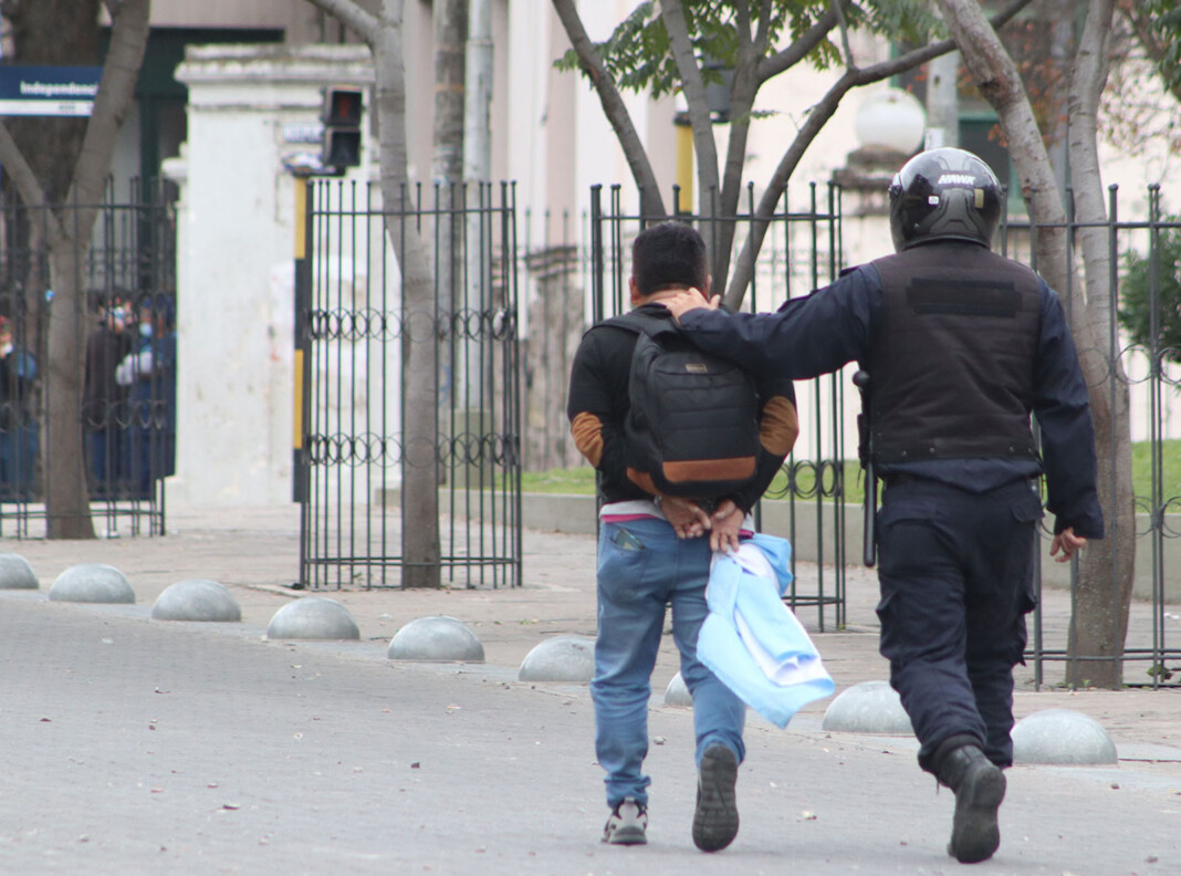 Detenidos luego de los enfrentamientos en Jujuy - Foto: