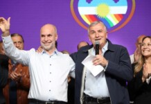 Gerardo Morales propone cambios en la gestión de planes sociales Horacio Rodríguez Larreta junto a Gerardo Morales -