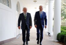 Revelan detalles de una acción secreta e inusual de EE.UU. para proteger la victoria de Lula da Silva El presidente de los Estados Unidos Joe Biden junto a Lula da Silva en la Casa Blanca - Foto: NA