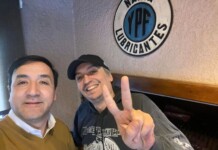 El intendente de Río Gallegos pide fondos para el Bono Municipal junto a 8 intendentes del interior, mientras gasta más de 200 millones en la “Fiesta del Frío” El intendente de Río Gallegos Pablo Grasso junto a Máximo Kirchner -