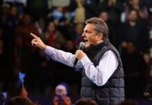 La presión de Sergio Massa para convencer a Cristina de que no haya interna: “Podemos ganar las PASO” Sergio Massa en la convención del Frente Renovador - Foto: NA