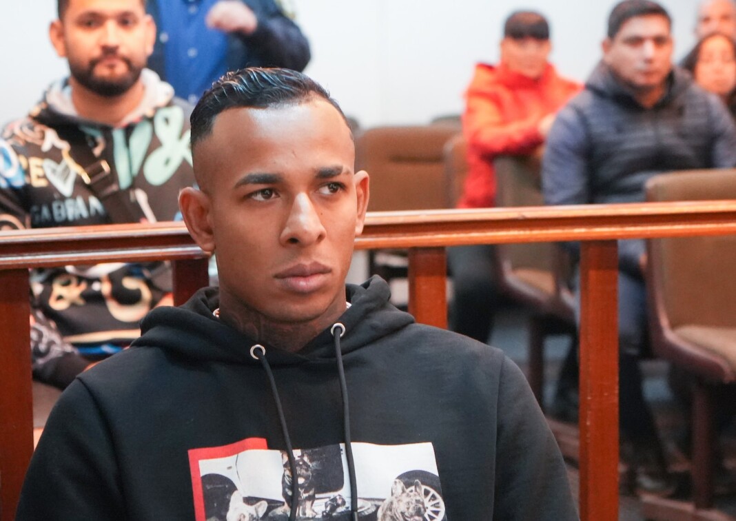 El jugador de Boca Juniors jugador Sebastián Villa durante el juicio - Foto: NA