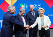 Embajador argentino en el Reino Unido celebra tratamiento de la cuestión Malvinas en Cumbre entre la Unión Europea y CELAC Líderes de Europa, América Latina y el Caribe proclaman una nueva era de cooperación política y económica a pesar de desacuerdos sobre la guerra en Ucrania - Foto: NA