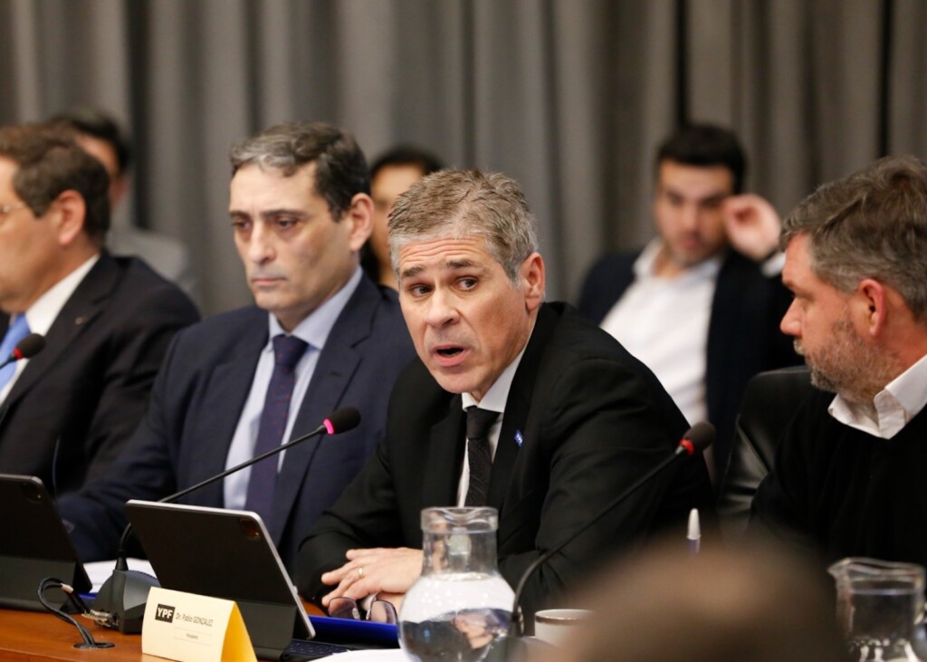 El presidente de YPF, Pablo González en la Cámara de Diputados - Foto: Prensa HCDN